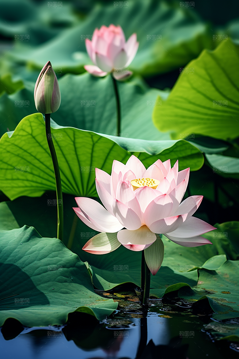 大暑夏季暑气素材