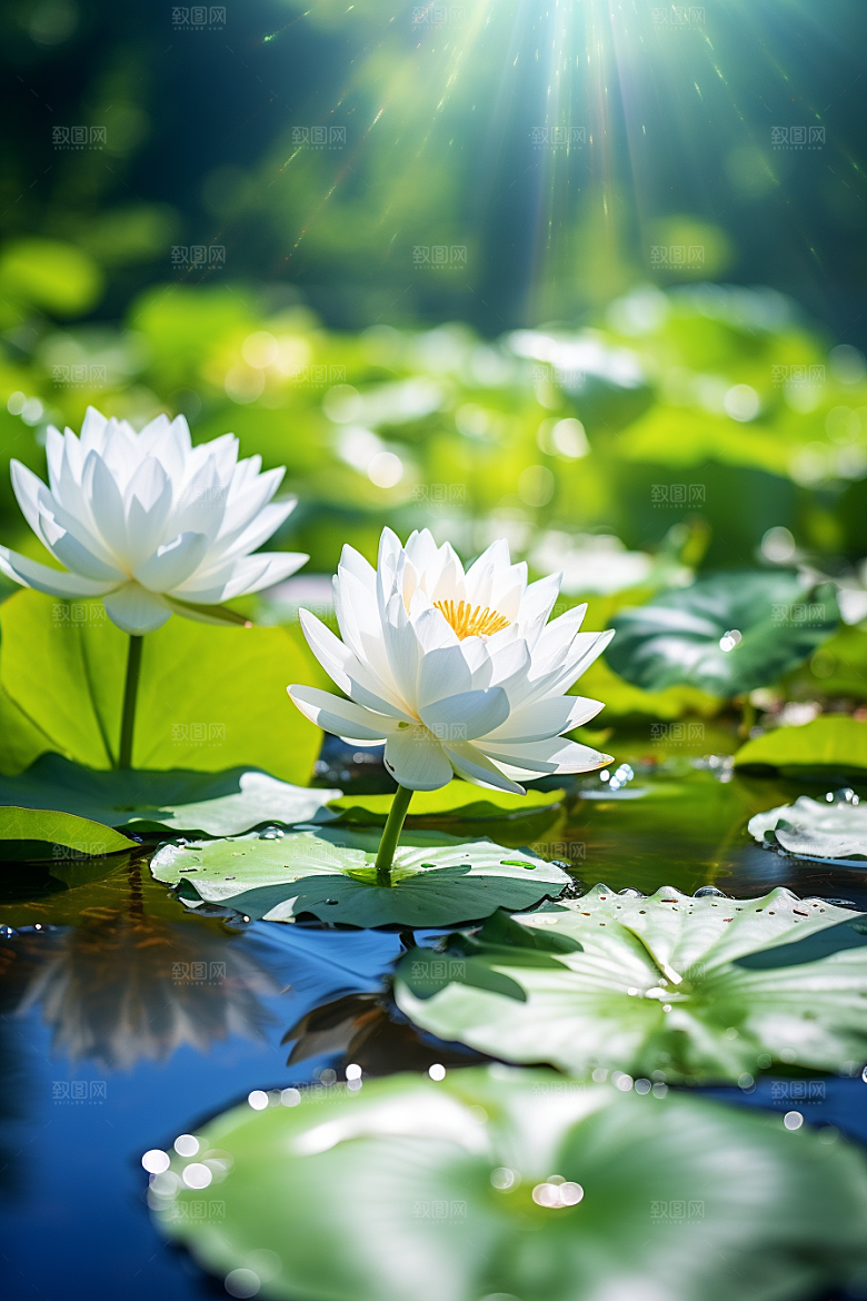 大暑夏天暑气素材