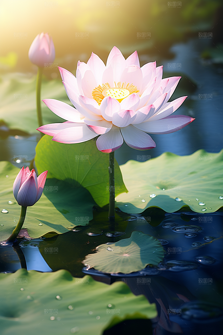 大暑炎热盛夏素材