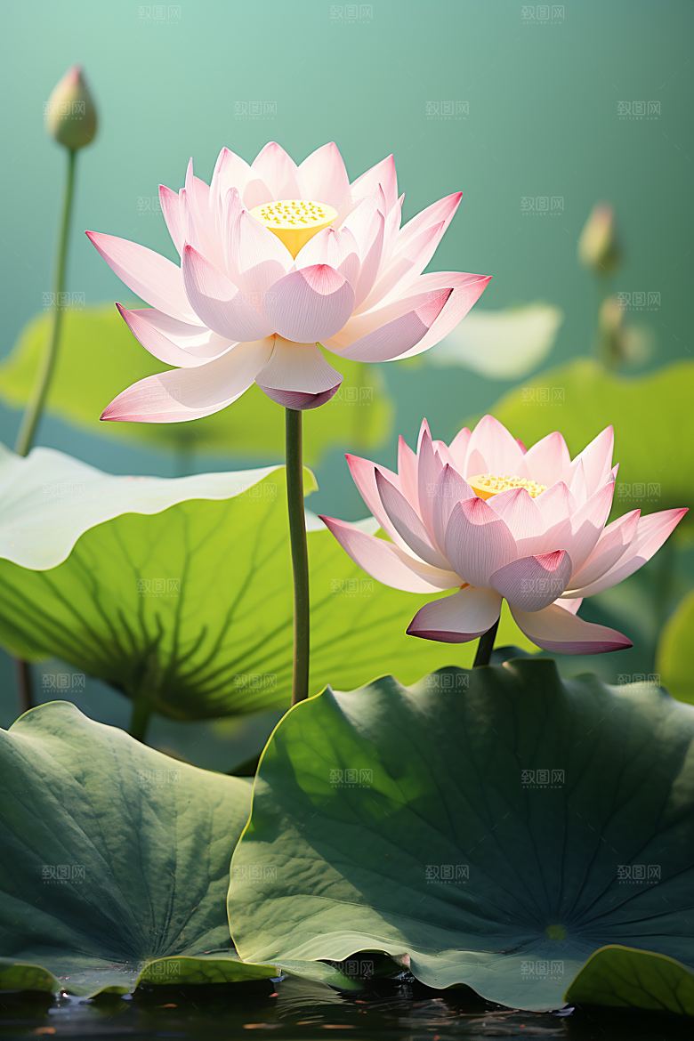 大暑氛围元素素材