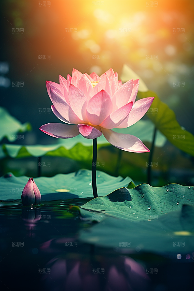 大暑二十四节气氛围素材