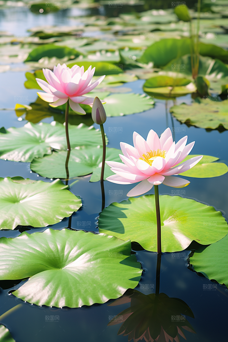 大暑暑气夏天素材