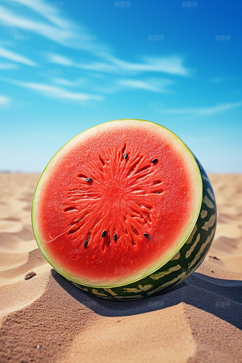 大暑氛围盛夏素材