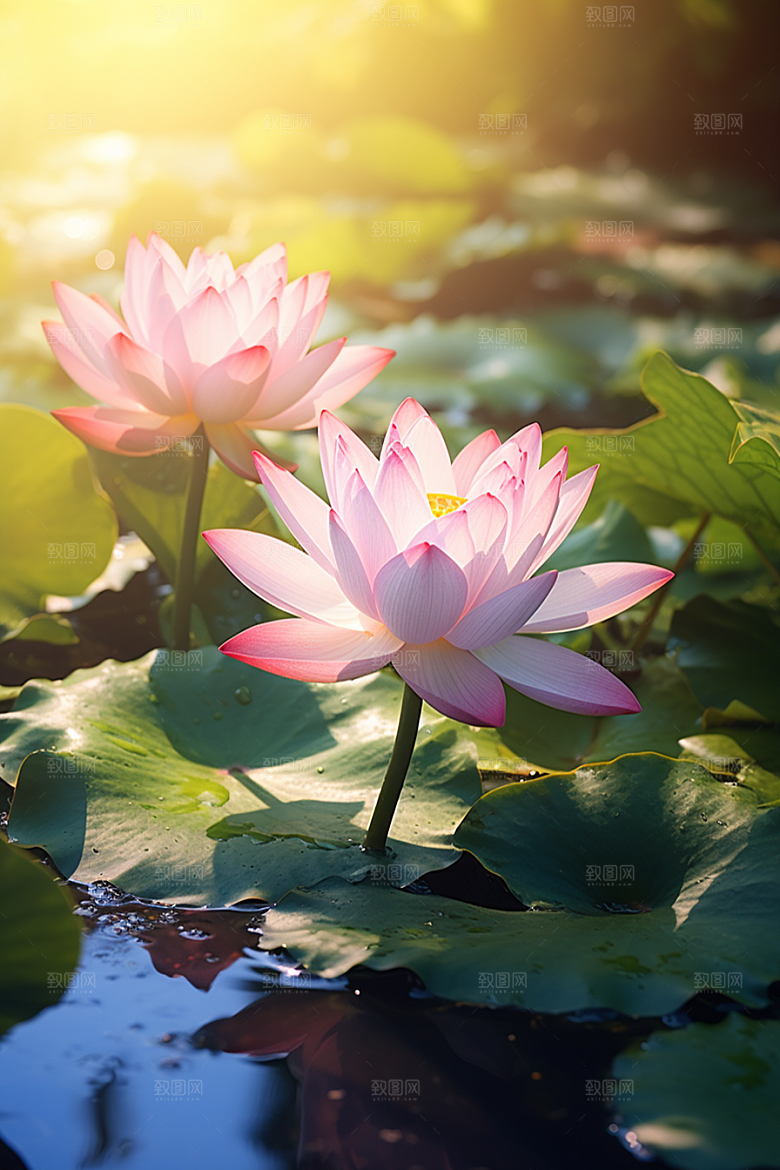 大暑节气清凉素材