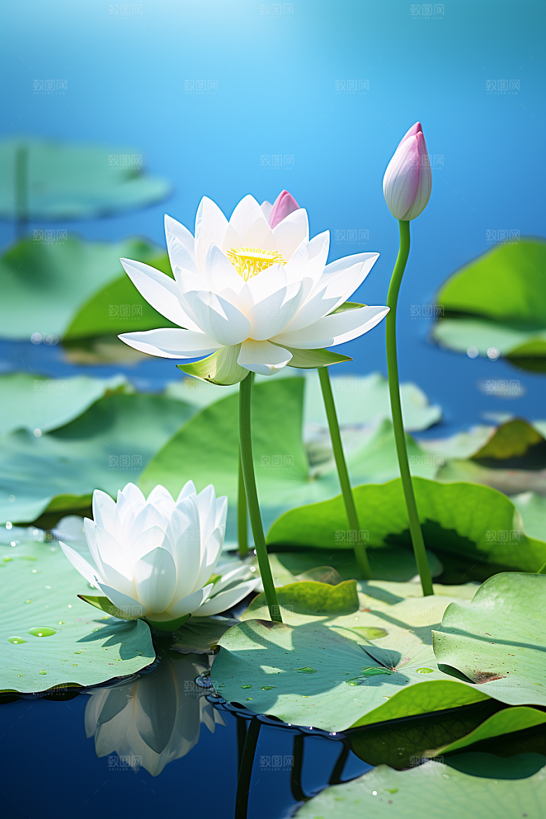 大暑夏季元素素材