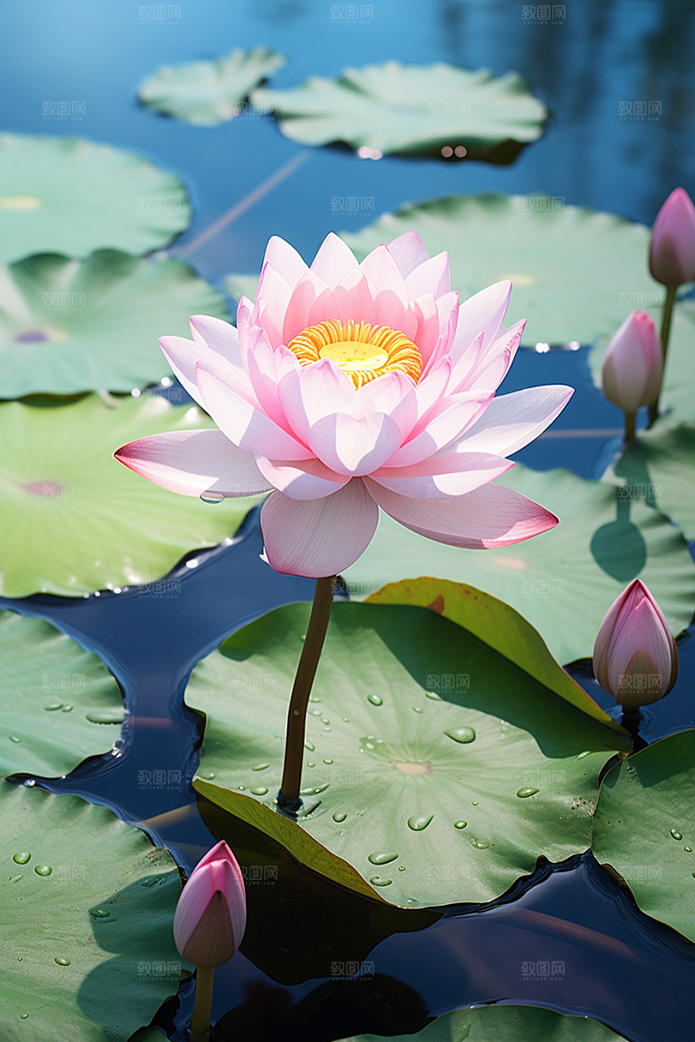 大暑炎热盛夏素材