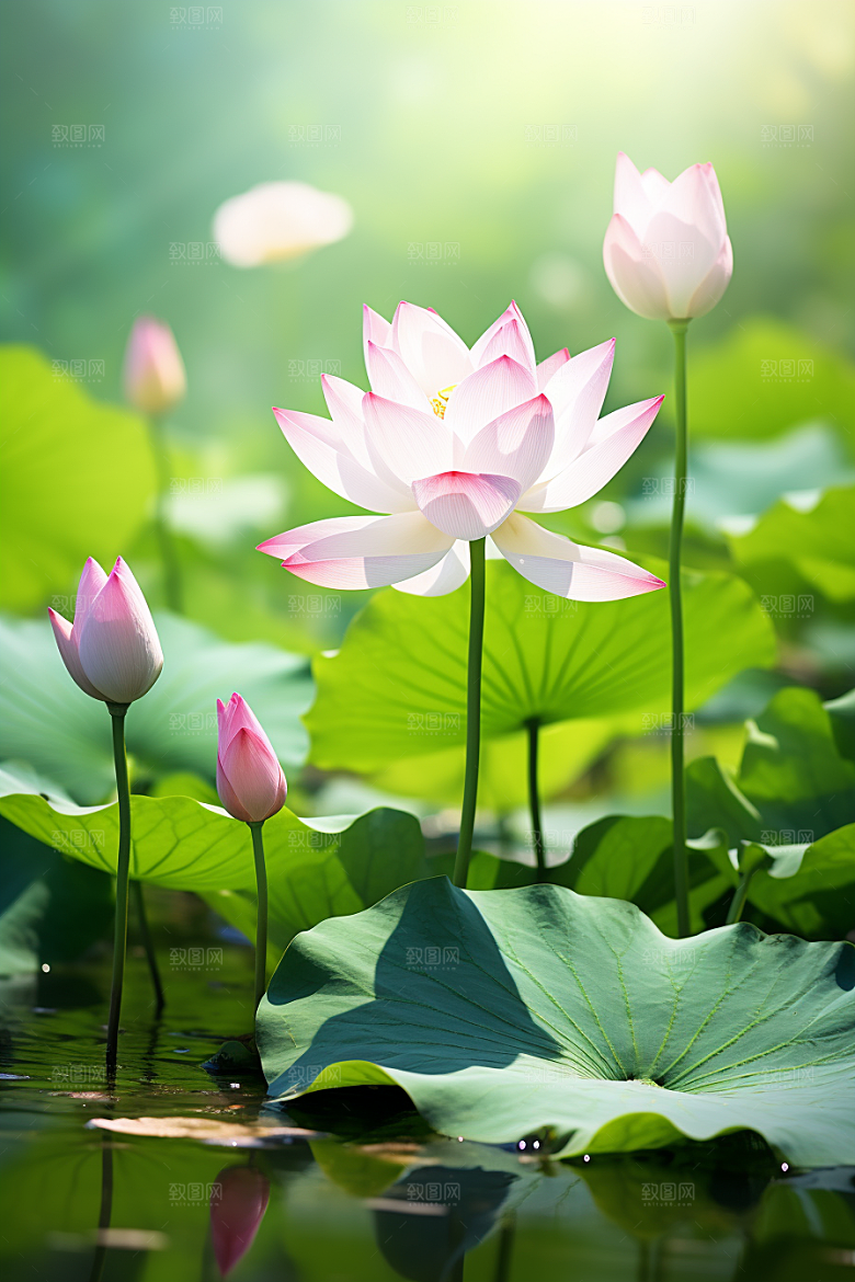 大暑夏天二十四节气素材