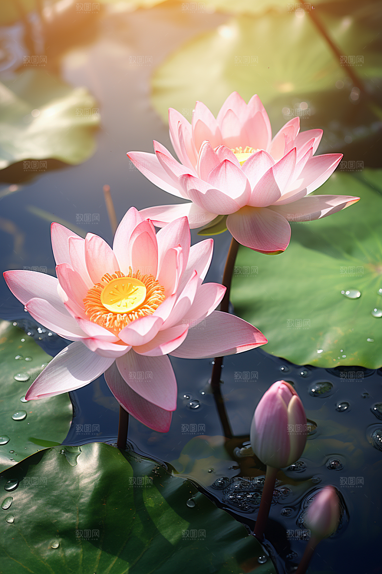 大暑节气盛夏素材