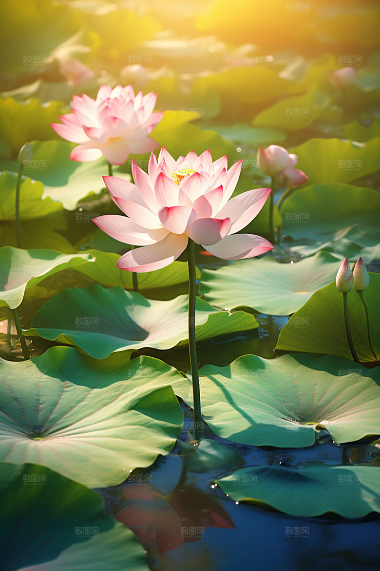 大暑元素夏天素材