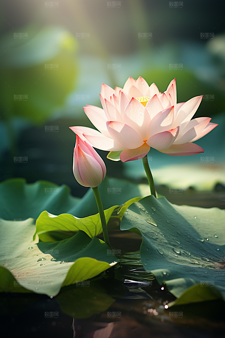 大暑节气氛围素材