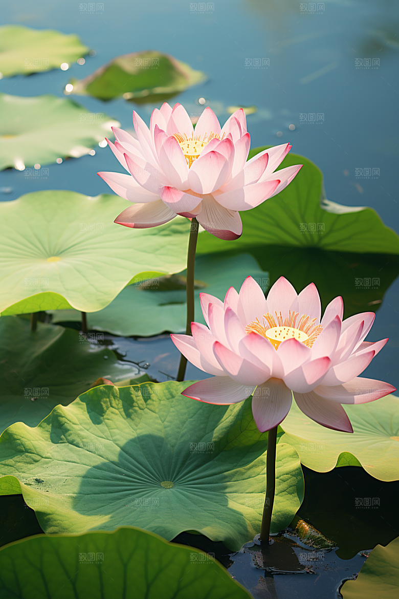 大暑清凉节气素材
