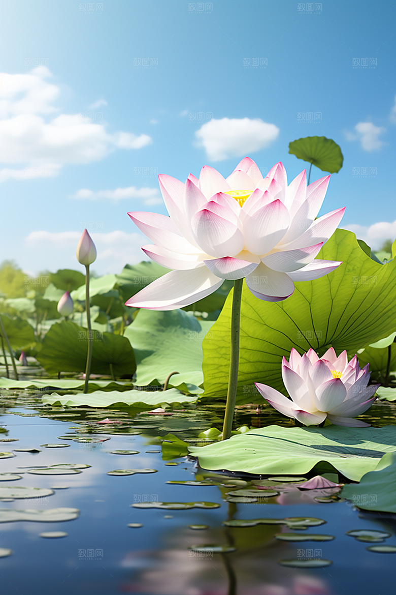 大暑炎热节气素材
