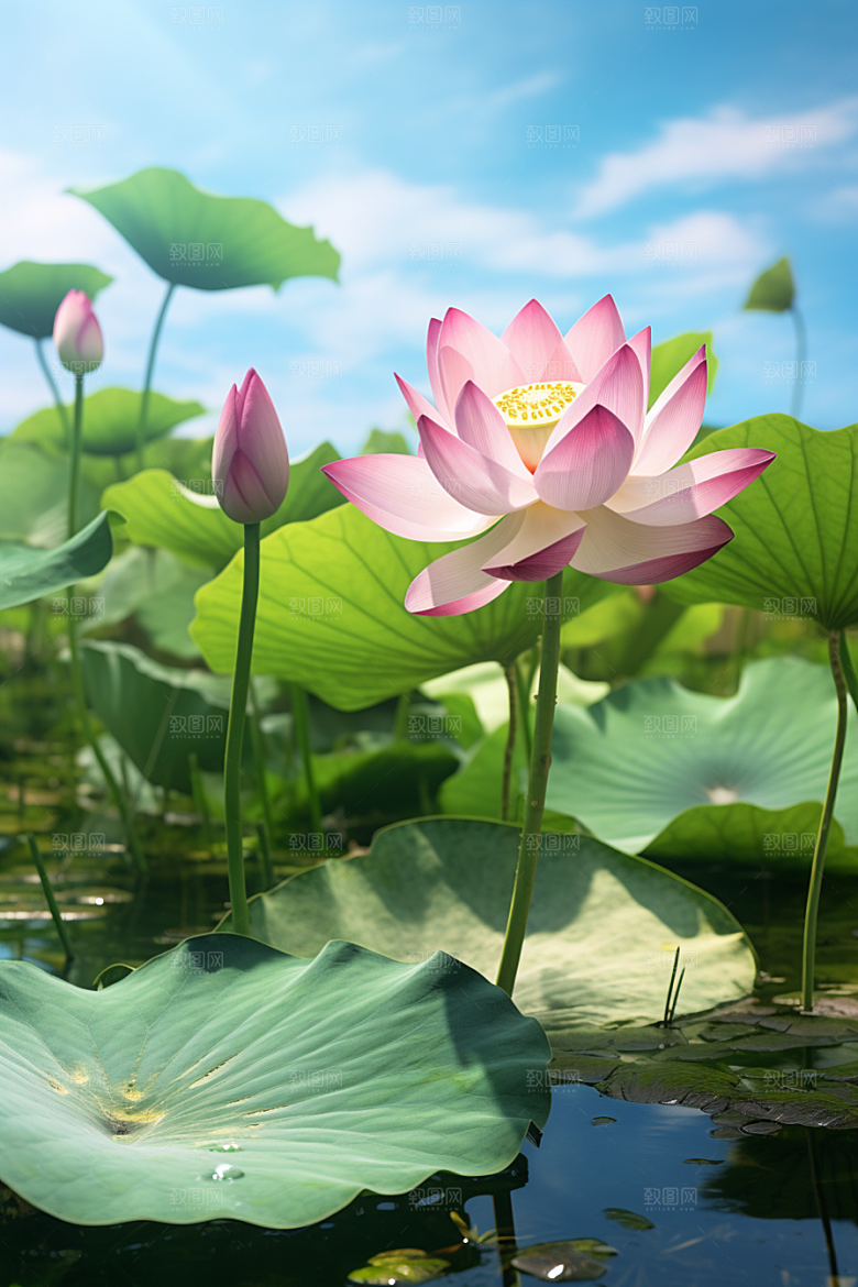 大暑炎热节气素材