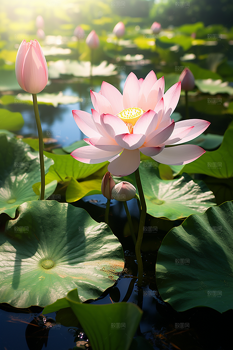 大暑夏季夏天素材