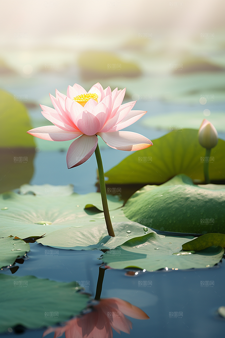 大暑节气氛围素材