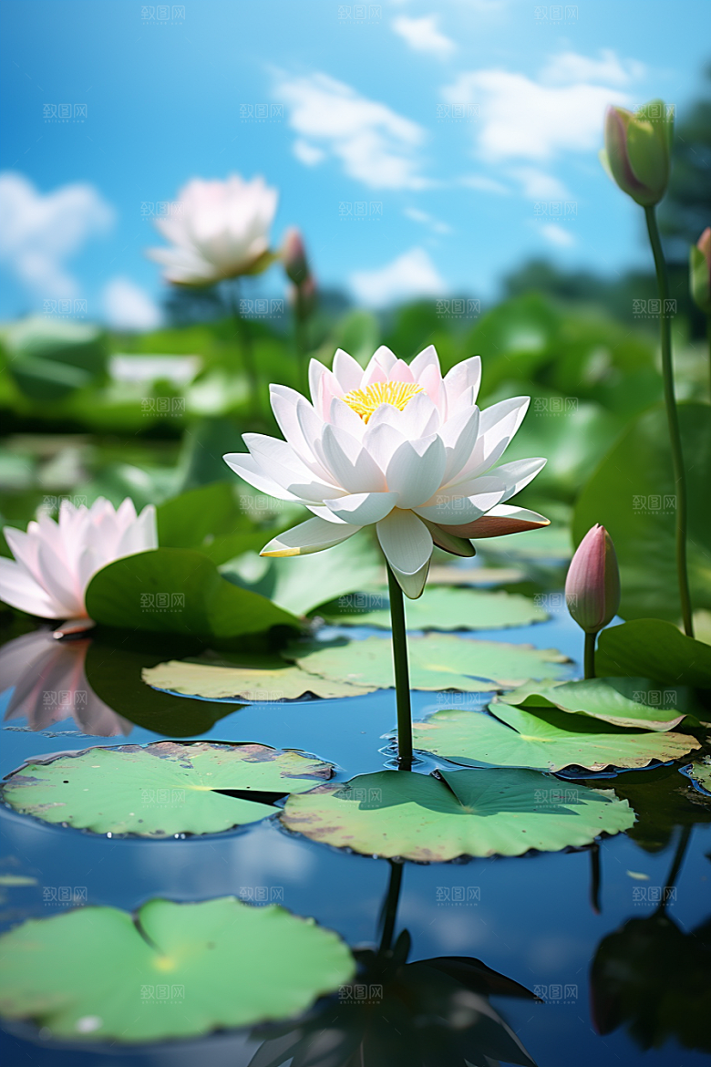 大暑元素盛夏素材