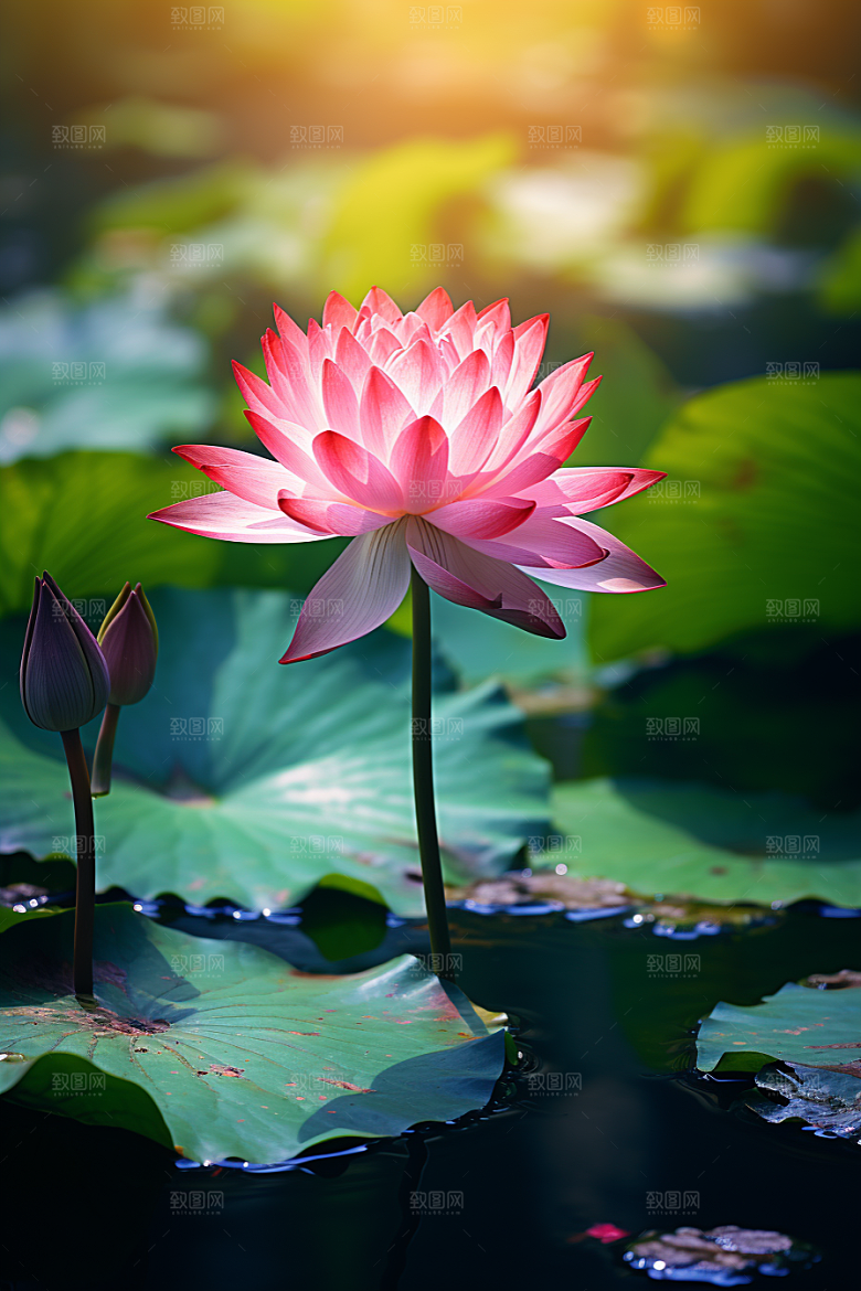 大暑清凉节气素材