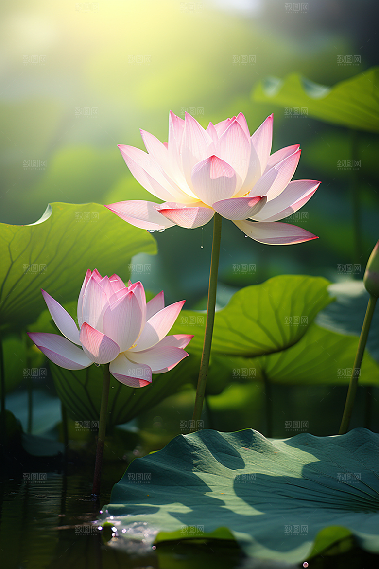 大暑节气夏季素材