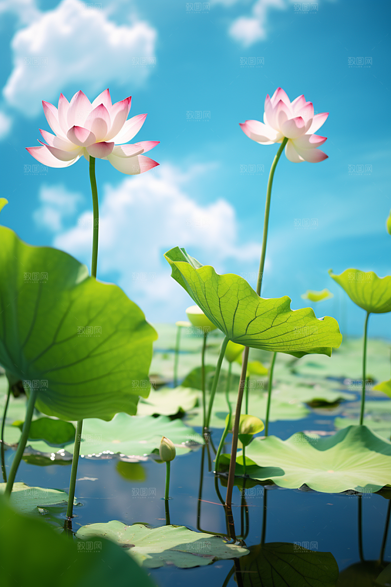 大暑二十四节气夏季素材