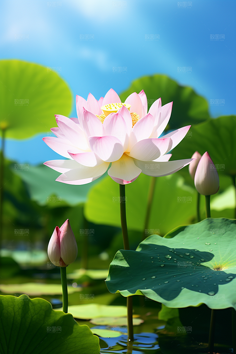 大暑炎热节气素材
