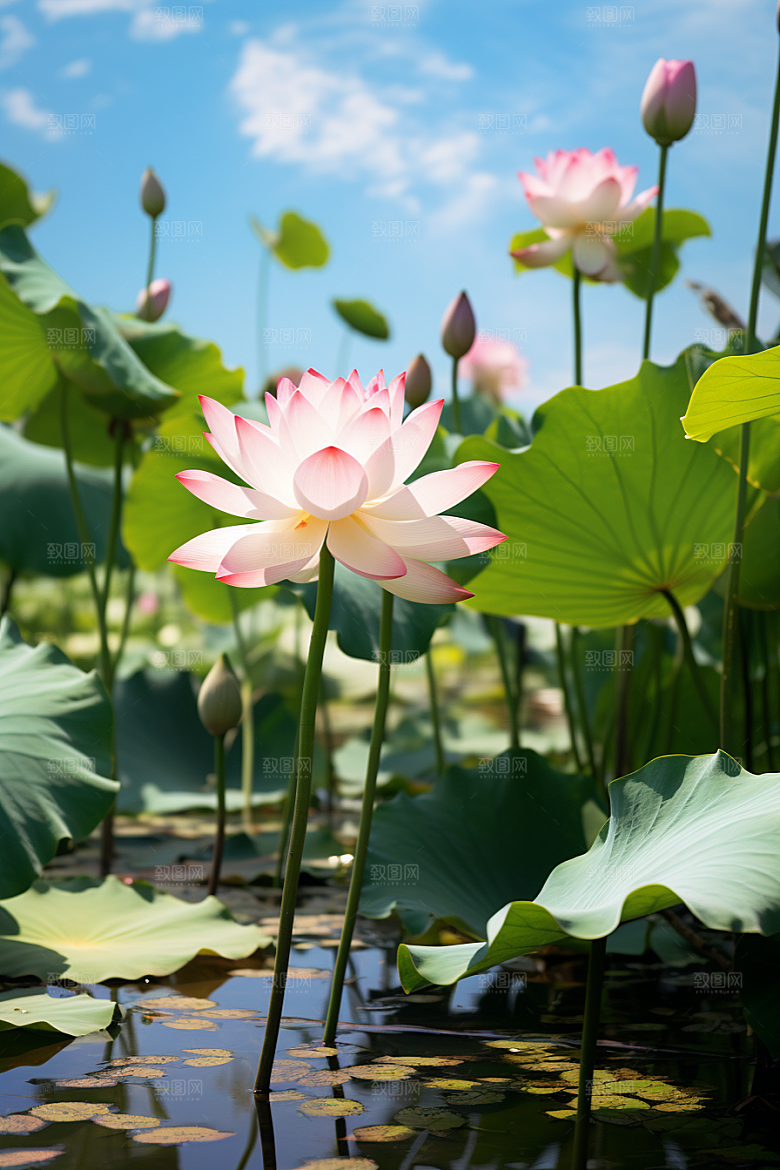 大暑夏季二十四节气素材