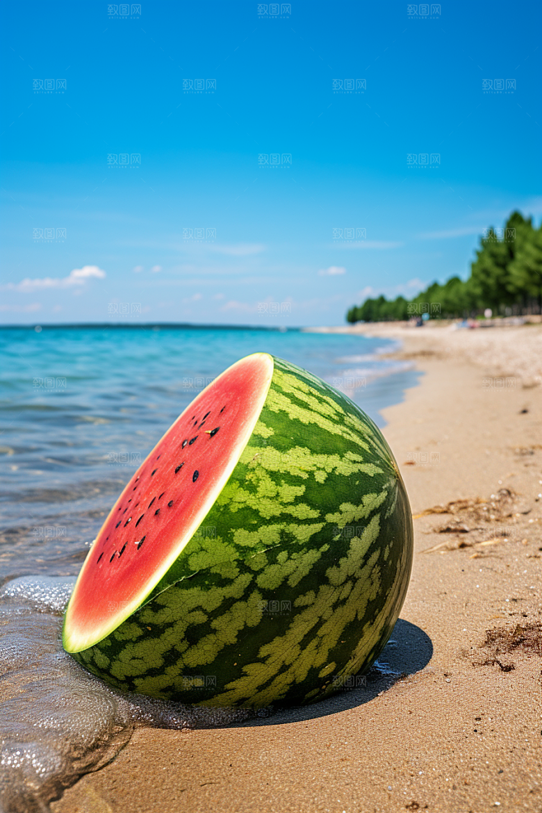 大暑元素夏天素材
