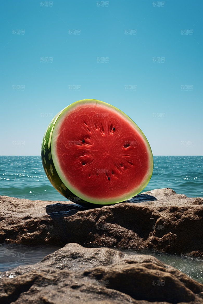 大暑夏天盛夏素材