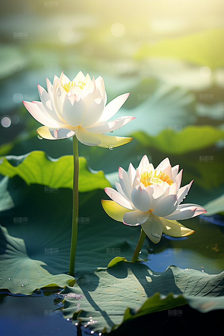 大暑夏季清凉素材