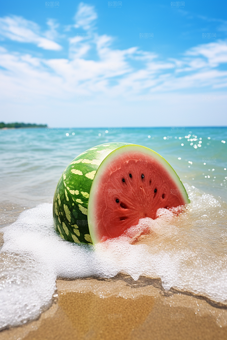 大暑清凉盛夏素材