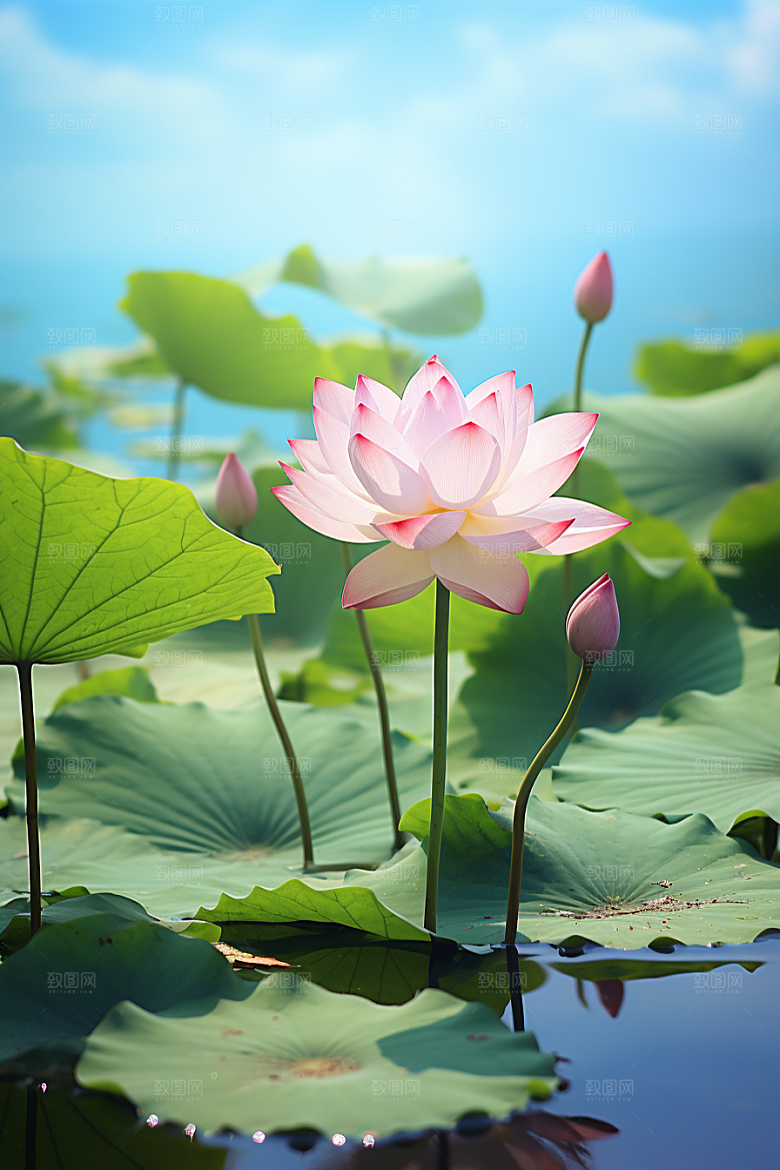 大暑高清暑气素材
