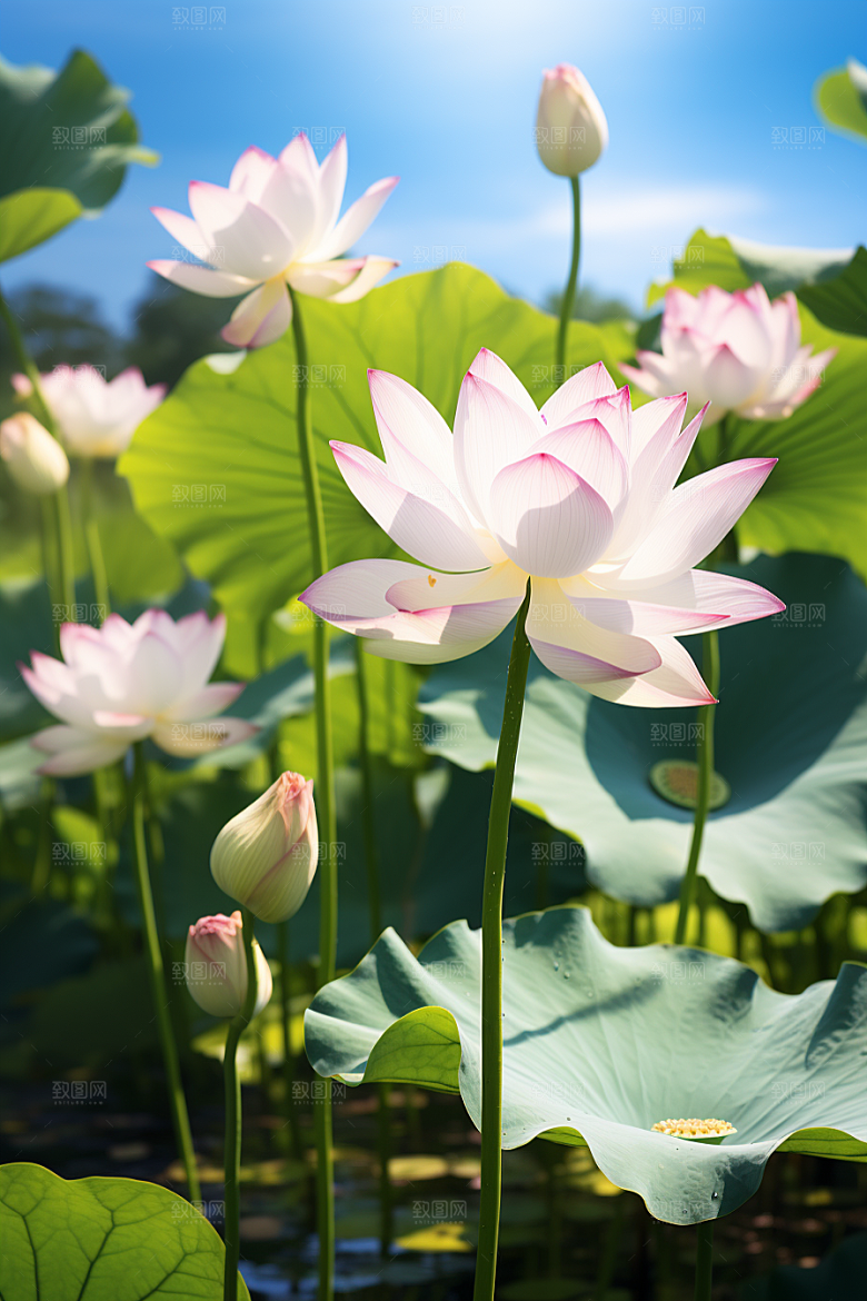 大暑炎热节气素材
