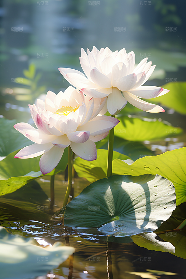 大暑炎热夏季素材