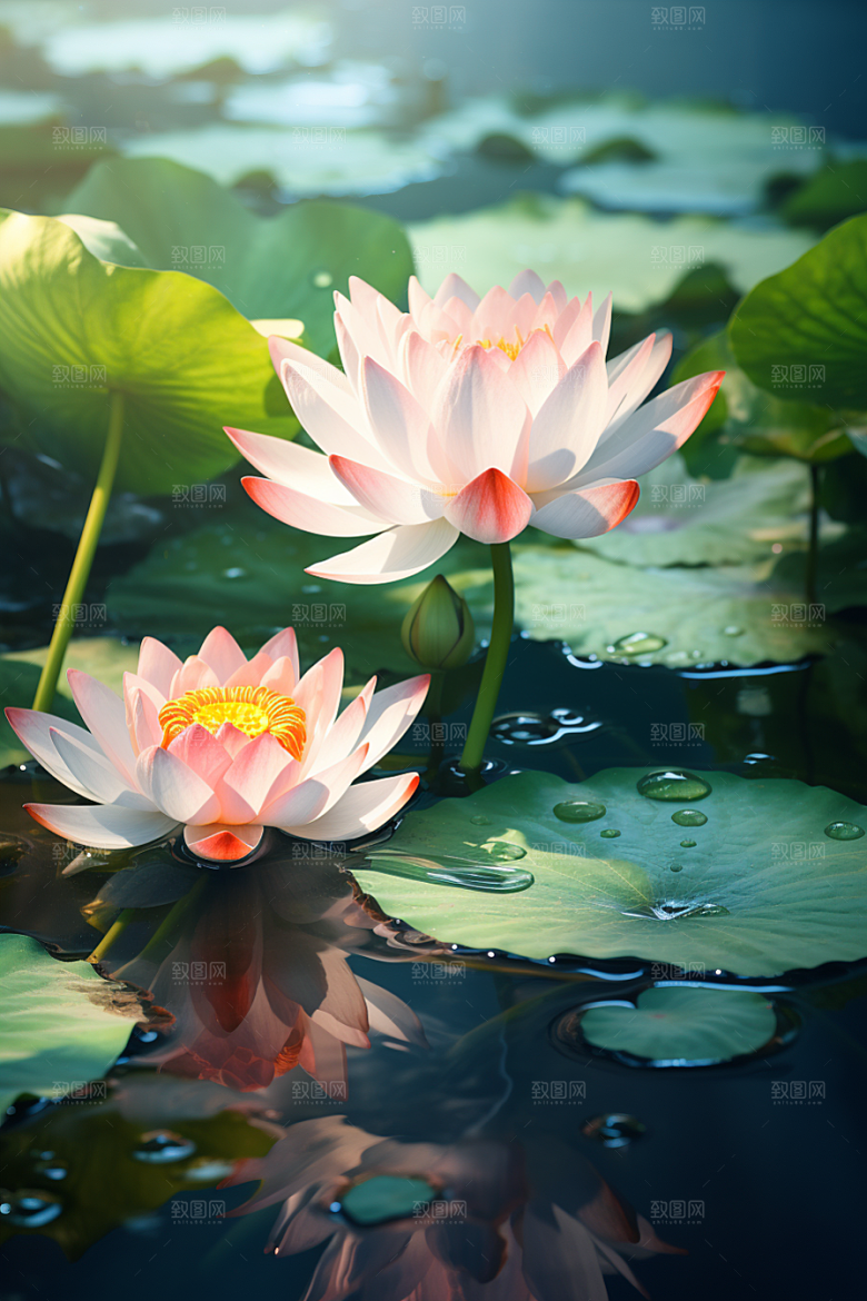 大暑二十四节气夏天素材
