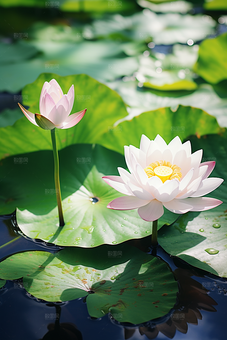 大暑节气夏天素材