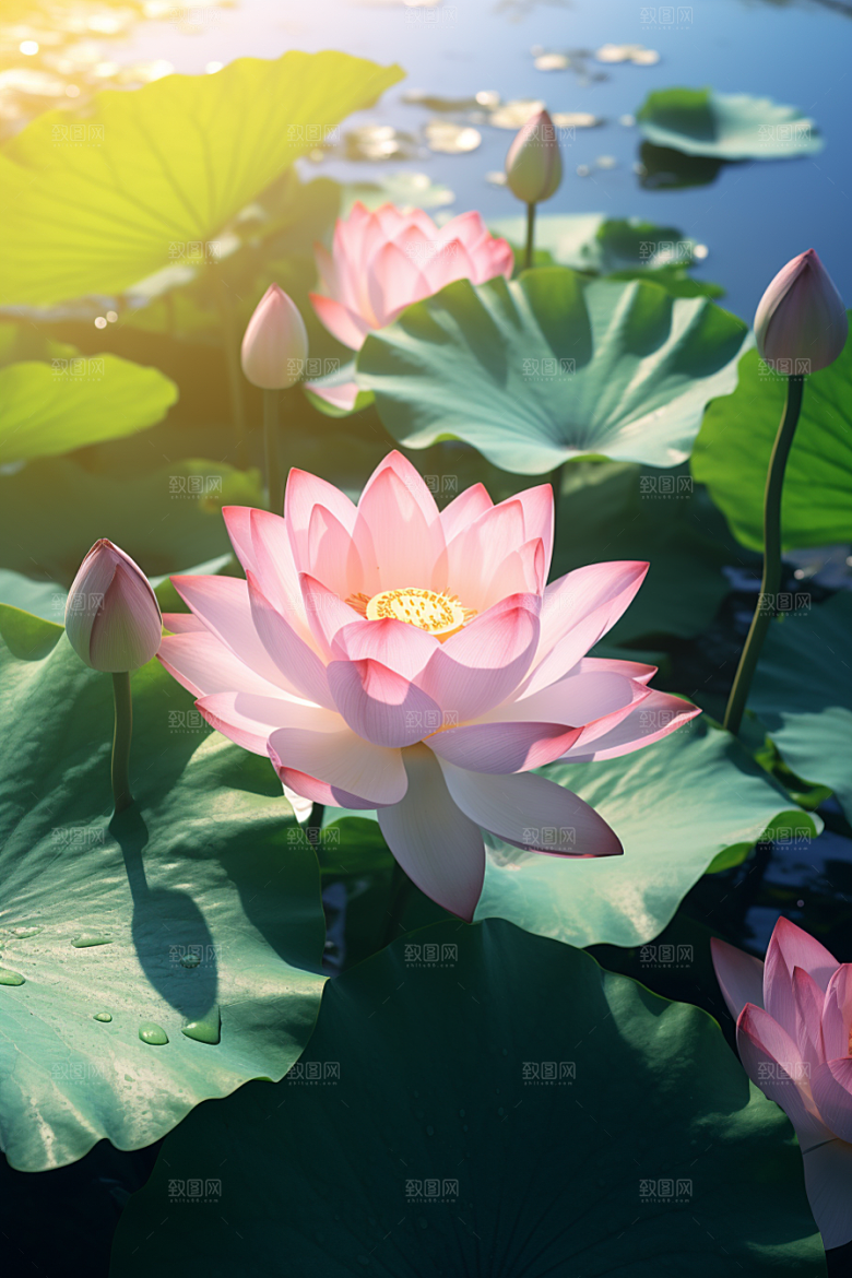 大暑夏天二十四节气素材