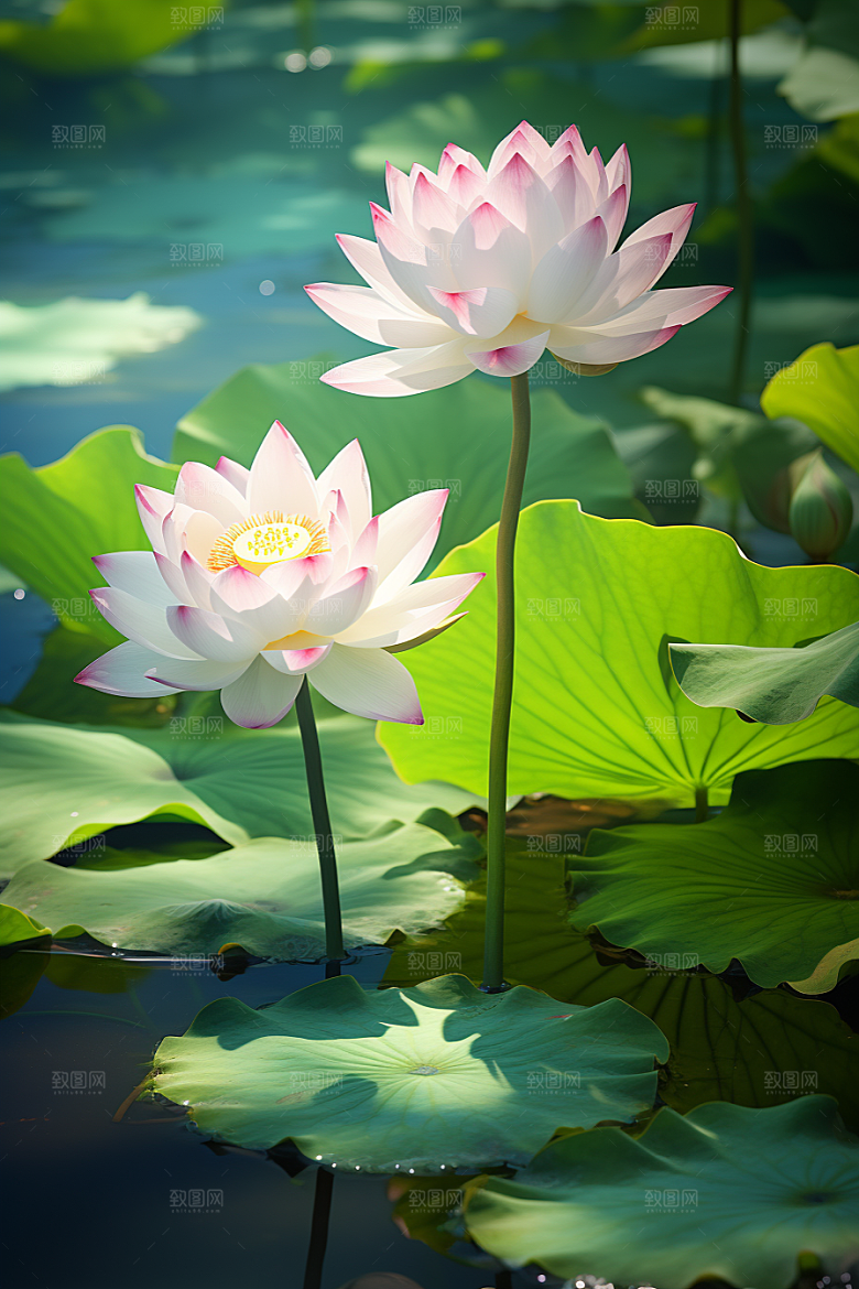 大暑节气清凉素材