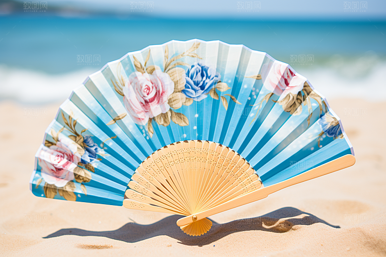 大暑节气炎热素材