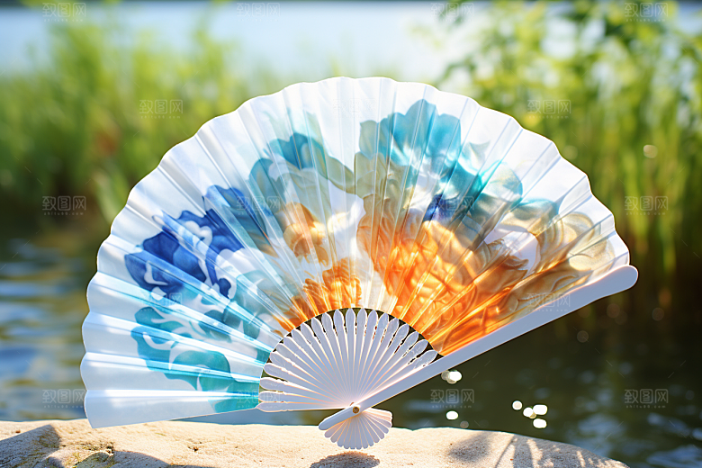大暑夏天暑气素材