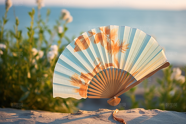 大暑节气夏天素材