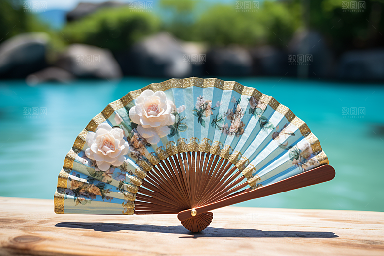 大暑夏天炎热素材