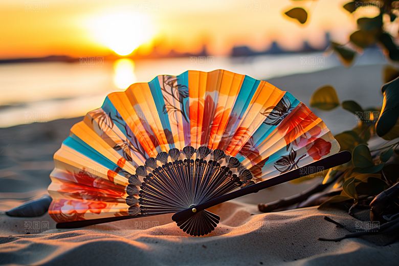 大暑夏天氛围素材