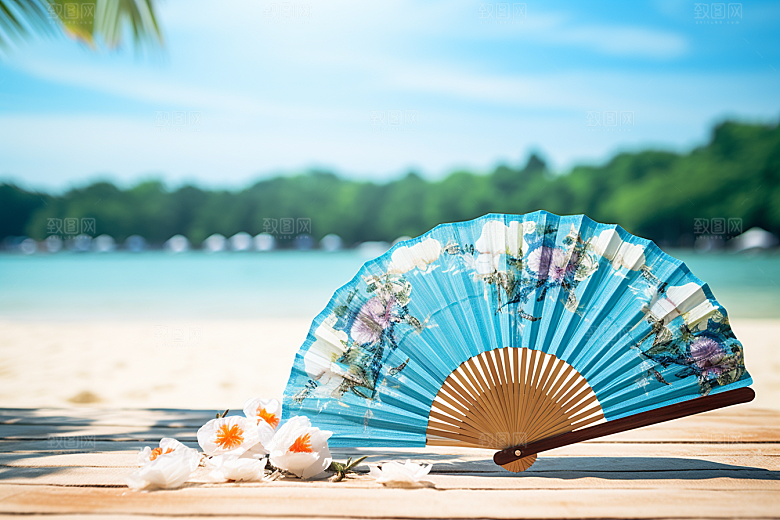 大暑夏季炎热素材