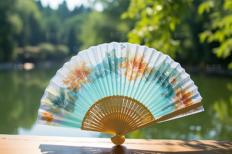 大暑暑气夏季素材