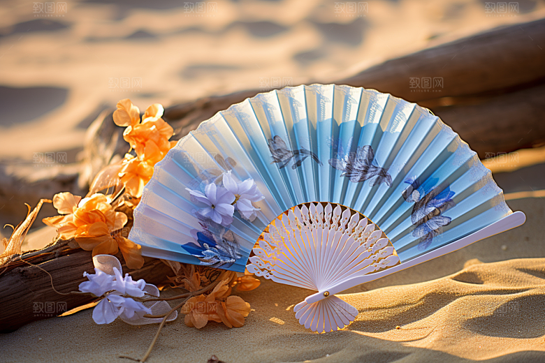 大暑夏天暑气素材