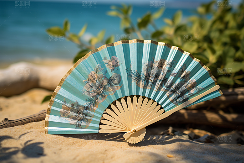 大暑氛围夏季素材