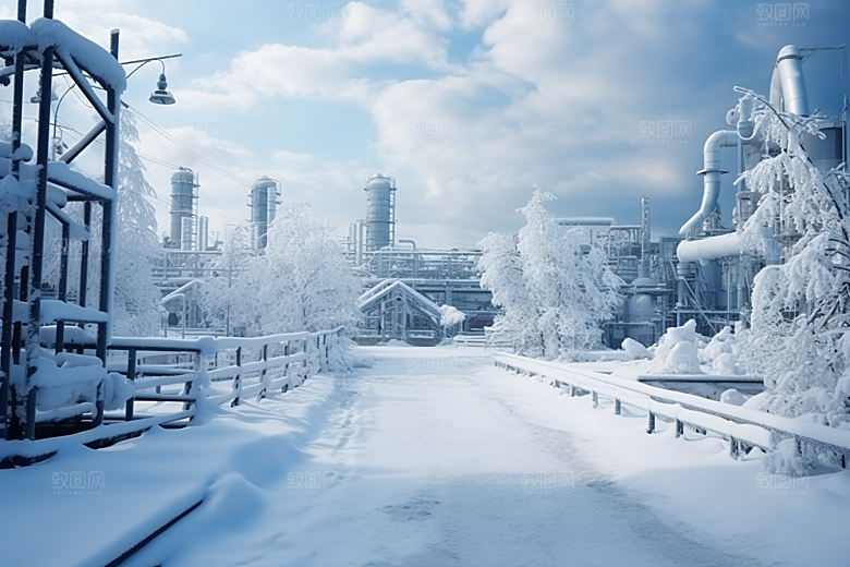 大雪风光高清冬季摄影图