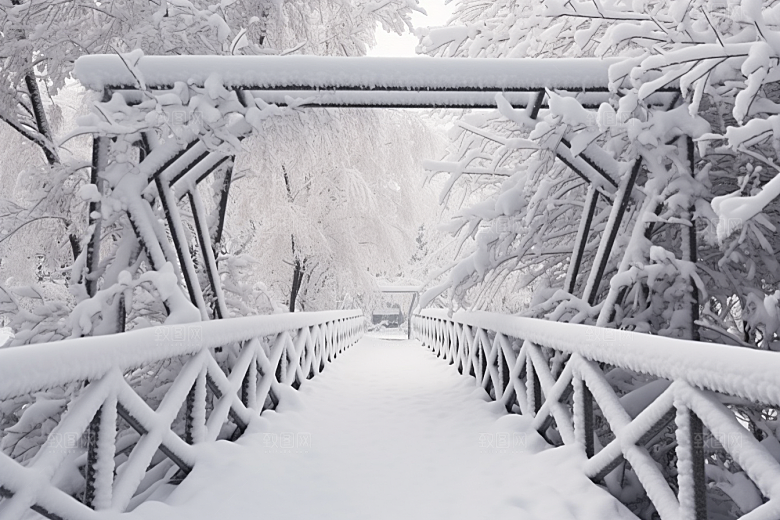 大雪风光景色高清摄影图