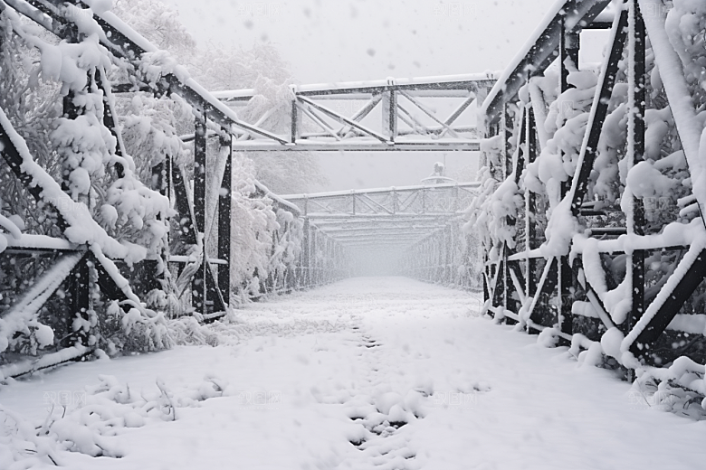大雪风光户外高清摄影图