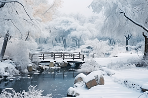 大雪风光自然高清摄影图