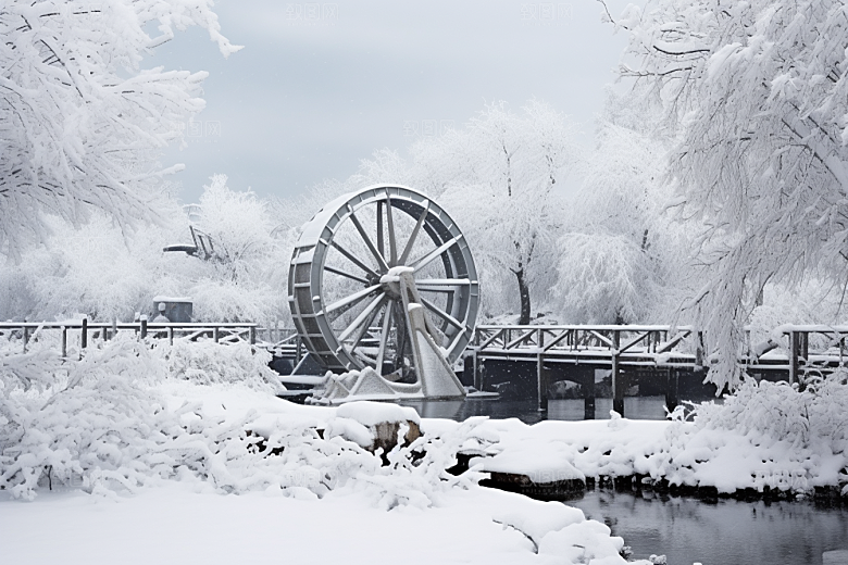 大雪风光环境景色摄影图